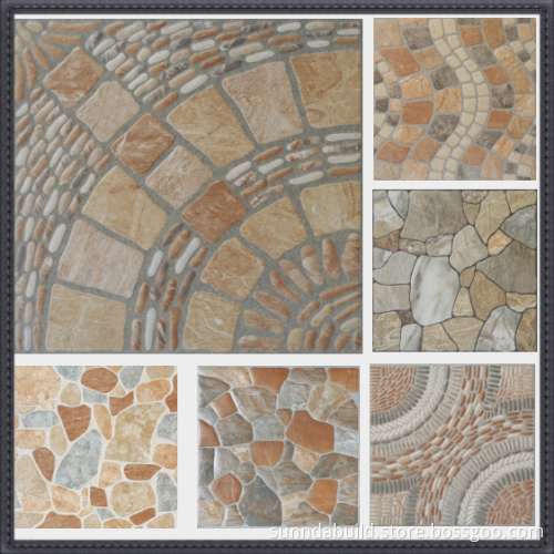 chinese ceramic tiles glazed light color restaurant and balcony 40x40 rustic ceramic floor tile